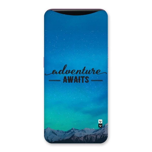 Adventure Awaits Back Case for Oppo Find X