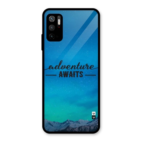 Adventure Awaits Glass Back Case for Poco M3 Pro 5G