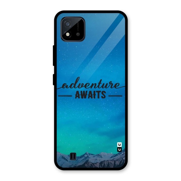 Adventure Awaits Glass Back Case for Realme C11 2021