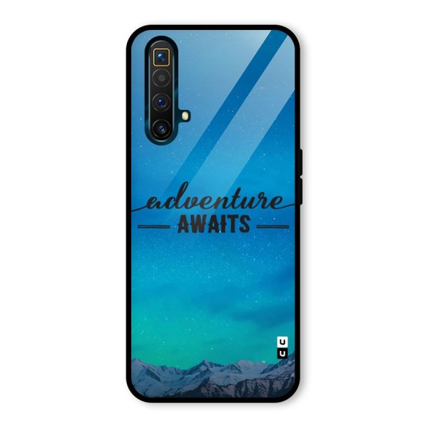 Adventure Awaits Glass Back Case for Realme X3 SuperZoom