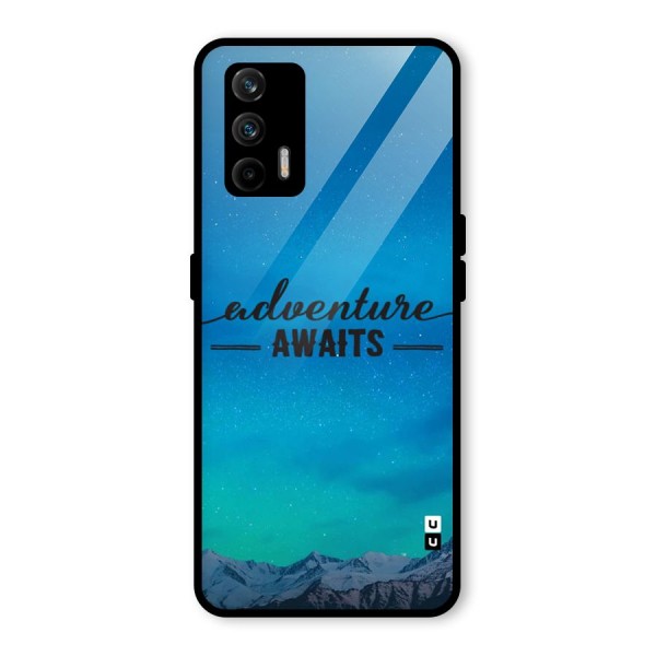 Adventure Awaits Glass Back Case for Realme X7 Max