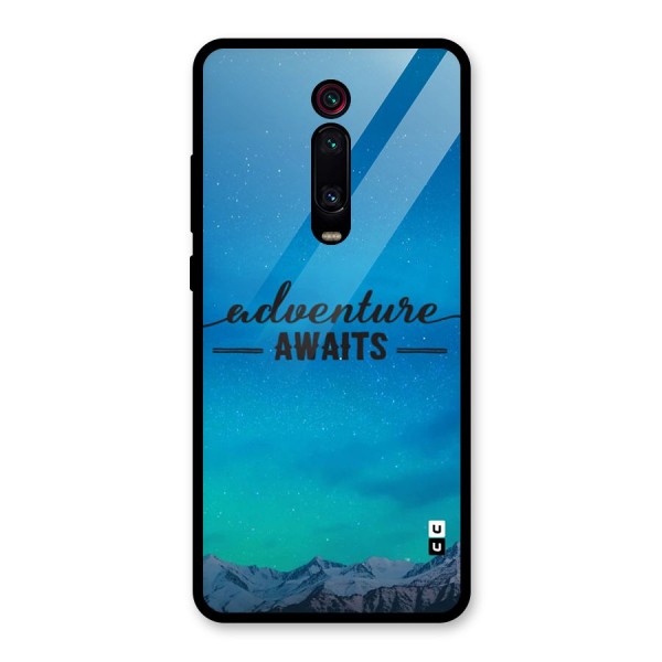 Adventure Awaits Glass Back Case for Redmi K20 Pro