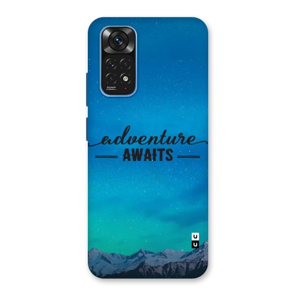 Adventure Awaits Glass Back Case for Redmi Note 11S