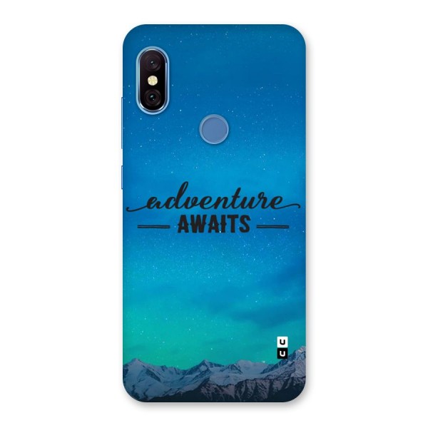 Adventure Awaits Back Case for Redmi Note 6 Pro