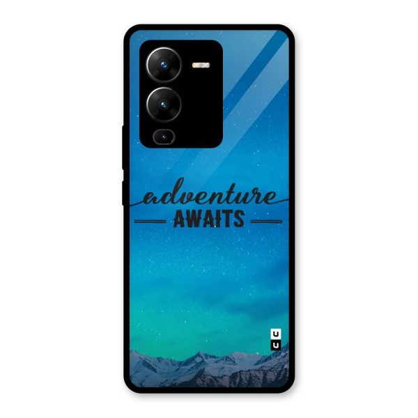 Adventure Awaits Glass Back Case for Vivo V25 Pro