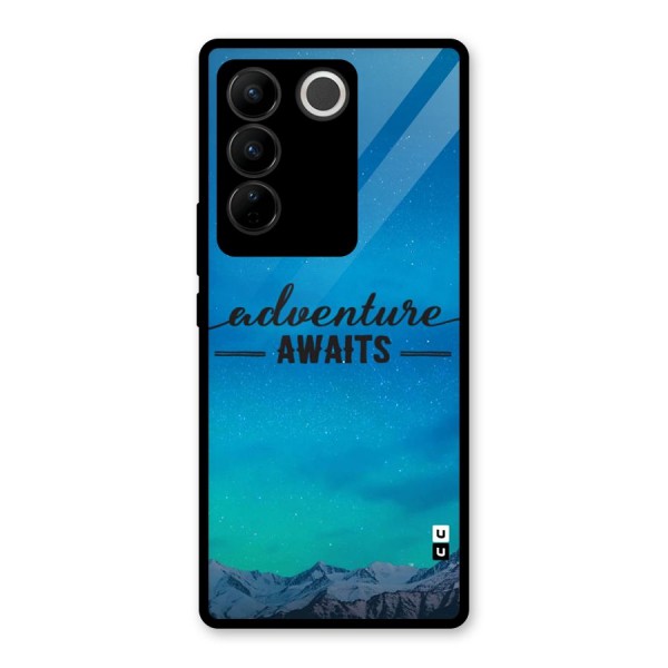 Adventure Awaits Glass Back Case for Vivo V27