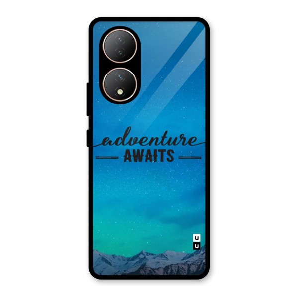 Adventure Awaits Glass Back Case for Vivo Y100A