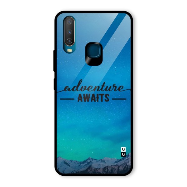 Adventure Awaits Glass Back Case for Vivo Y12