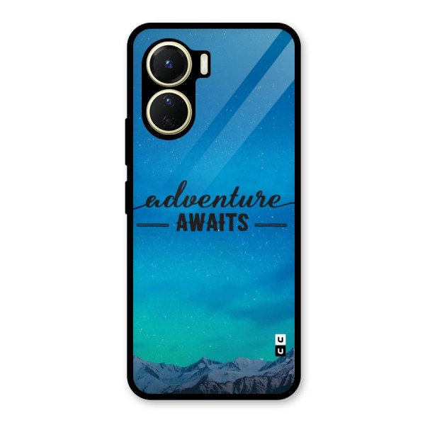 Adventure Awaits Glass Back Case for Vivo Y56