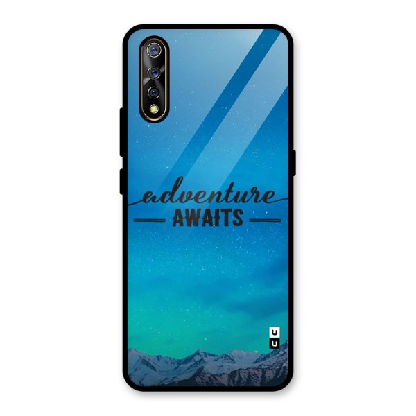 Adventure Awaits Glass Back Case for Vivo Z1x