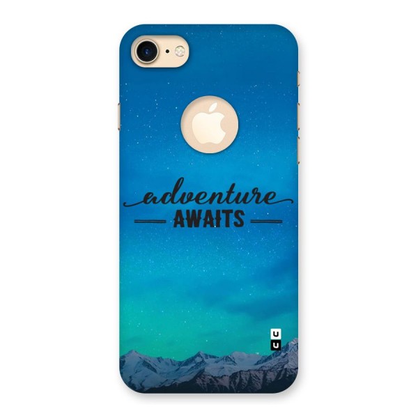 Adventure Awaits Back Case for iPhone 8 Logo Cut