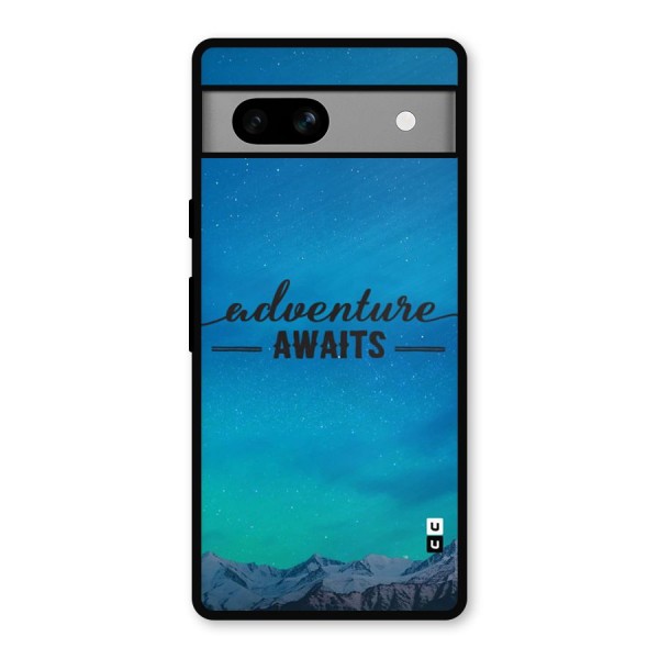 Adventure Awaits Metal Back Case for Google Pixel 7a