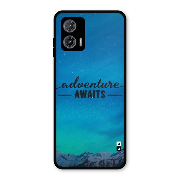 Adventure Awaits Metal Back Case for Moto G73