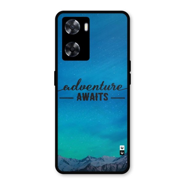 Adventure Awaits Metal Back Case for Oppo A57 2022