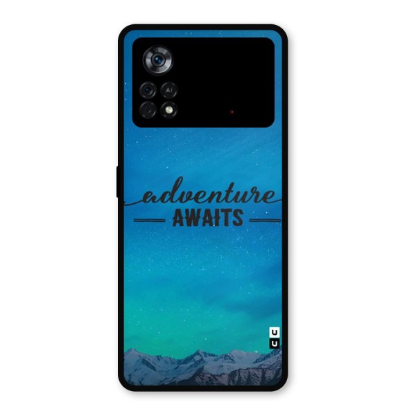 Adventure Awaits Metal Back Case for Poco X4 Pro 5G