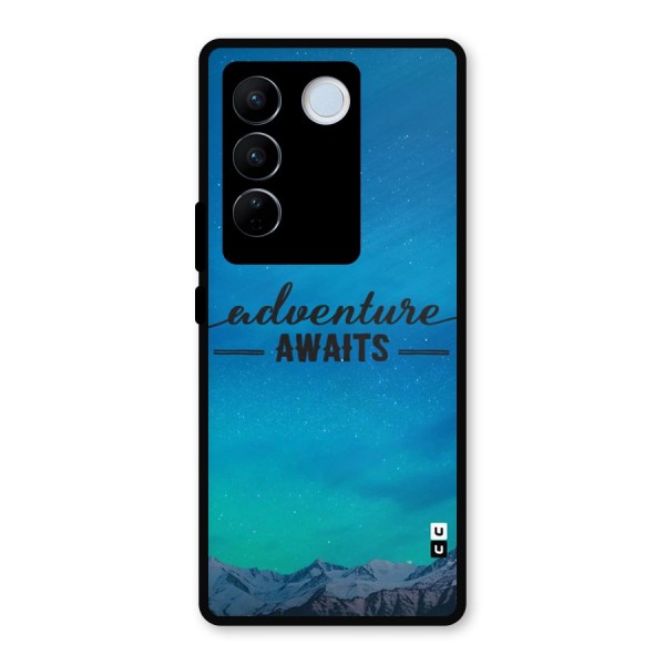 Adventure Awaits Metal Back Case for Vivo V27