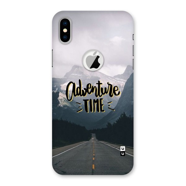 Adventure Time Back Case for iPhone XS Logo Cut