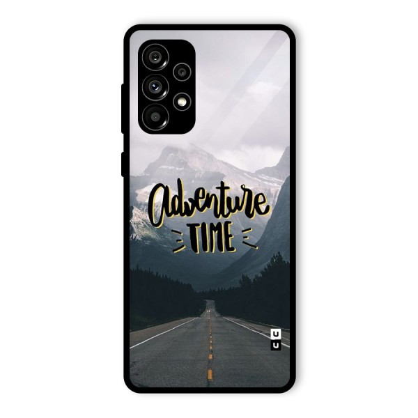 Adventure Time Glass Back Case for Galaxy A73 5G