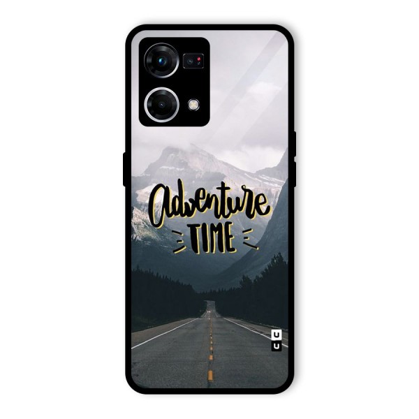 Adventure Time Glass Back Case for Oppo F21 Pro 4G