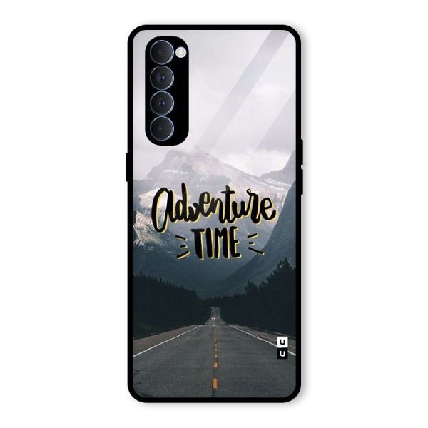 Adventure Time Glass Back Case for Oppo Reno4 Pro