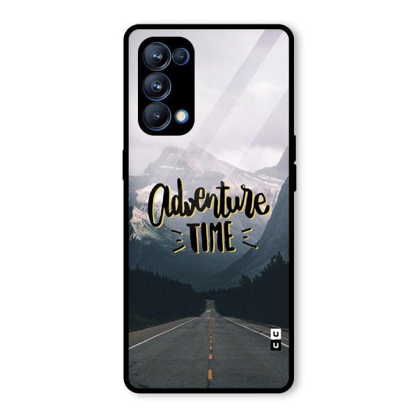 Adventure Time Glass Back Case for Oppo Reno5 Pro 5G