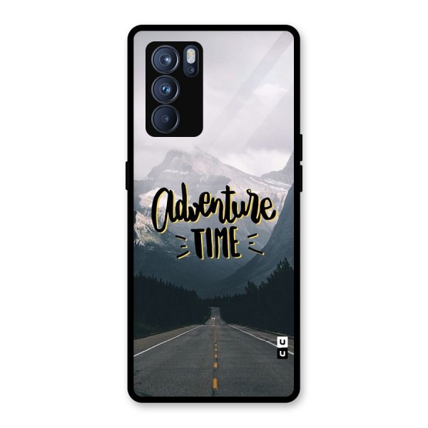 Adventure Time Glass Back Case for Oppo Reno6 Pro 5G