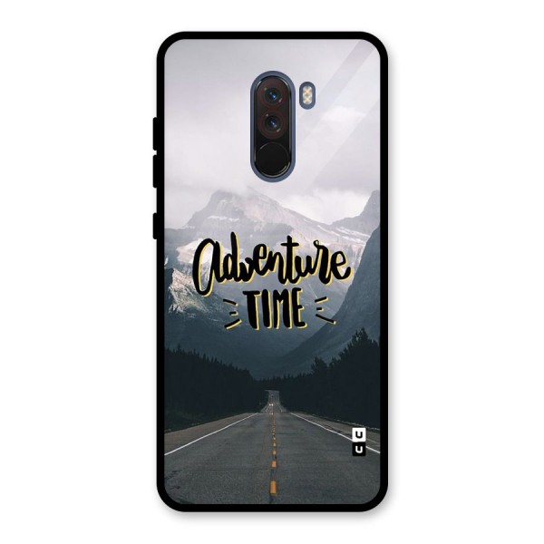 Adventure Time Glass Back Case for Poco F1