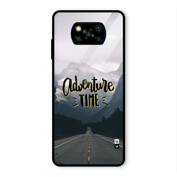 Adventure Time Glass Back Case for Poco X3 Pro