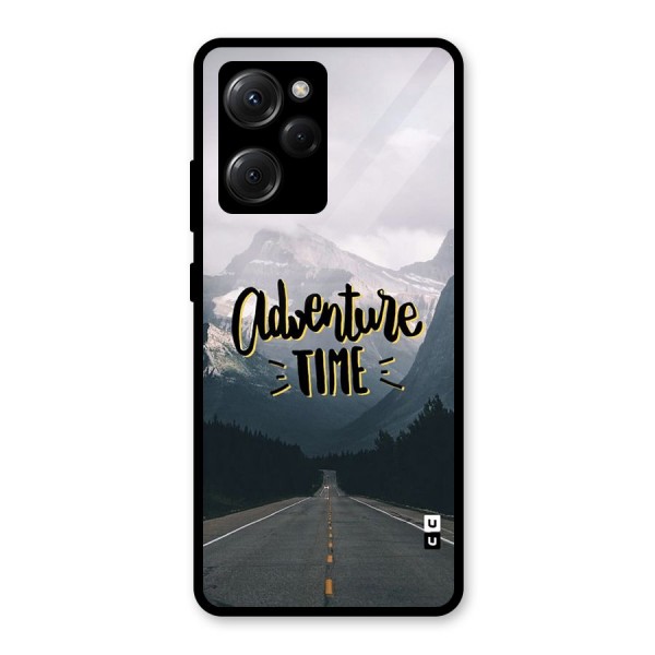 Adventure Time Glass Back Case for Poco X5 Pro