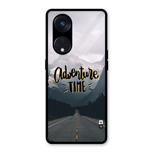 Adventure Time Glass Back Case for Reno8 T 5G