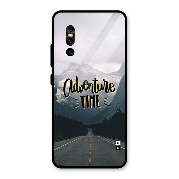 Adventure Time Glass Back Case for Vivo V15 Pro