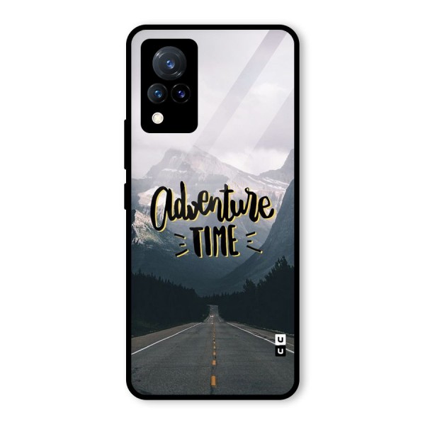 Adventure Time Glass Back Case for Vivo V21 5G