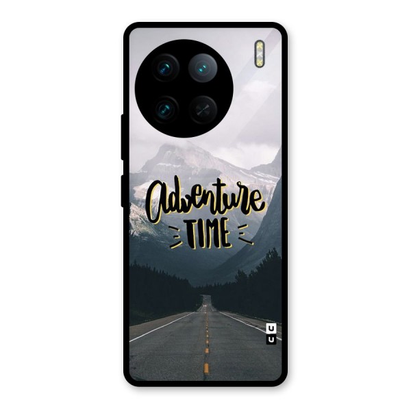 Adventure Time Glass Back Case for Vivo X90 Pro