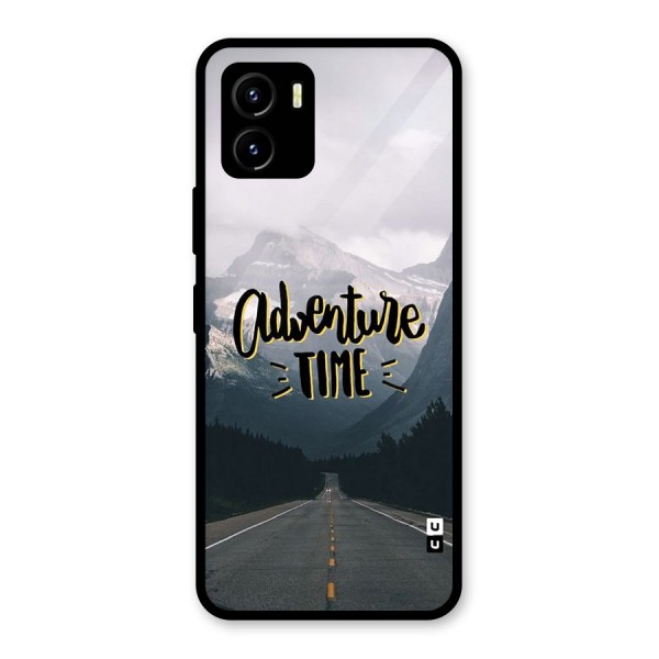 Adventure Time Glass Back Case for Vivo Y15s