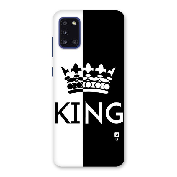 Aesthetic Crown King Back Case for Galaxy A31