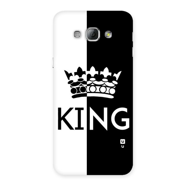 Aesthetic Crown King Back Case for Galaxy A8