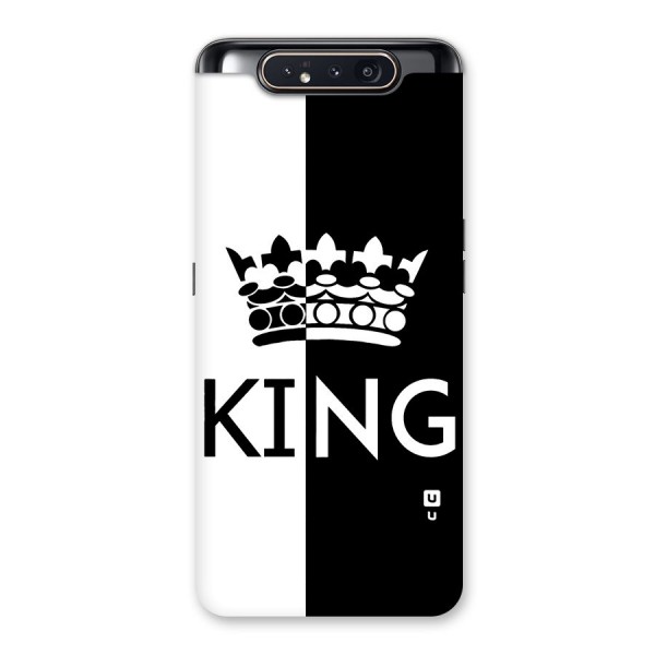 Aesthetic Crown King Back Case for Galaxy A80