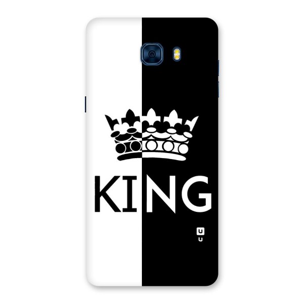 Aesthetic Crown King Back Case for Galaxy C7 Pro