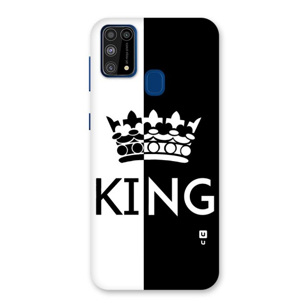 Aesthetic Crown King Back Case for Galaxy F41