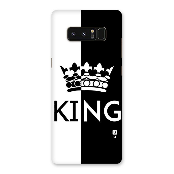 Aesthetic Crown King Back Case for Galaxy Note 8