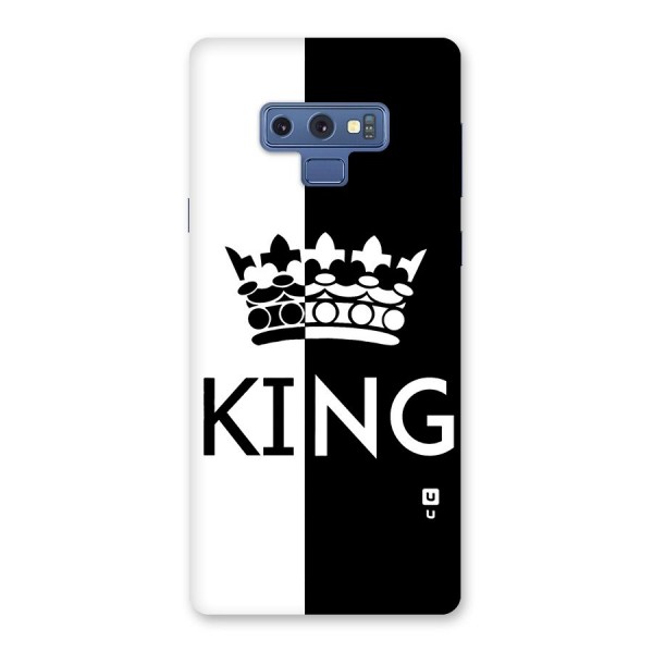 Aesthetic Crown King Back Case for Galaxy Note 9