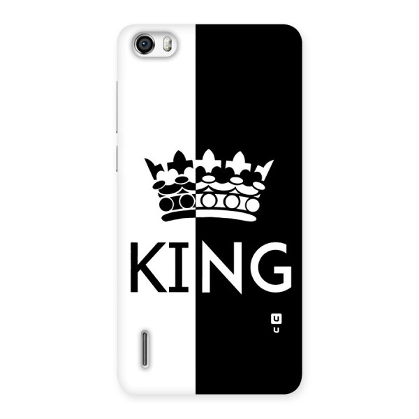 Aesthetic Crown King Back Case for Honor 6