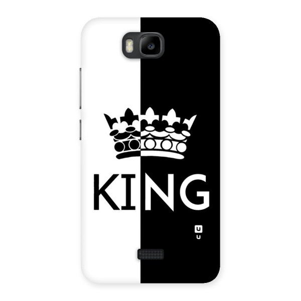 Aesthetic Crown King Back Case for Honor Bee