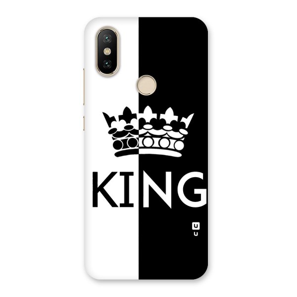 Aesthetic Crown King Back Case for Mi A2