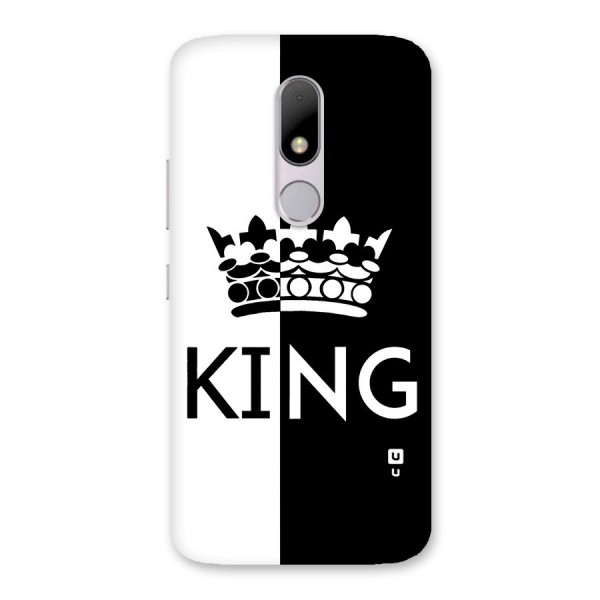 Aesthetic Crown King Back Case for Moto M