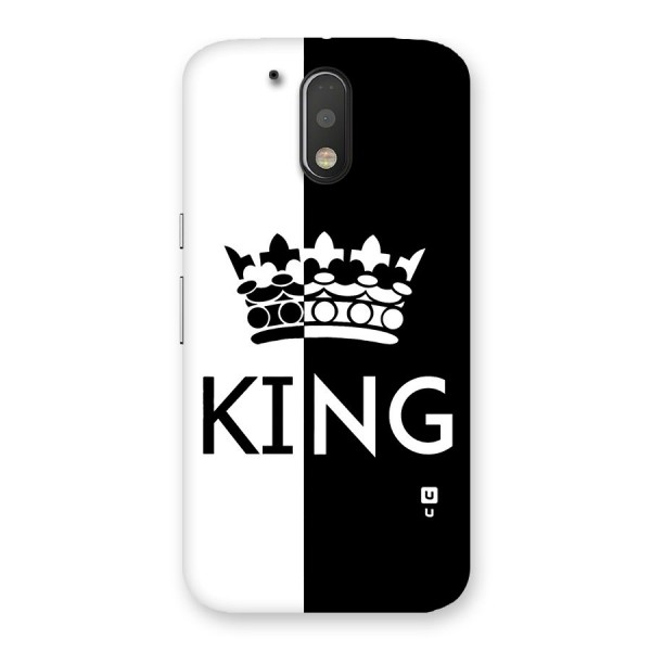 Aesthetic Crown King Back Case for Motorola Moto G4