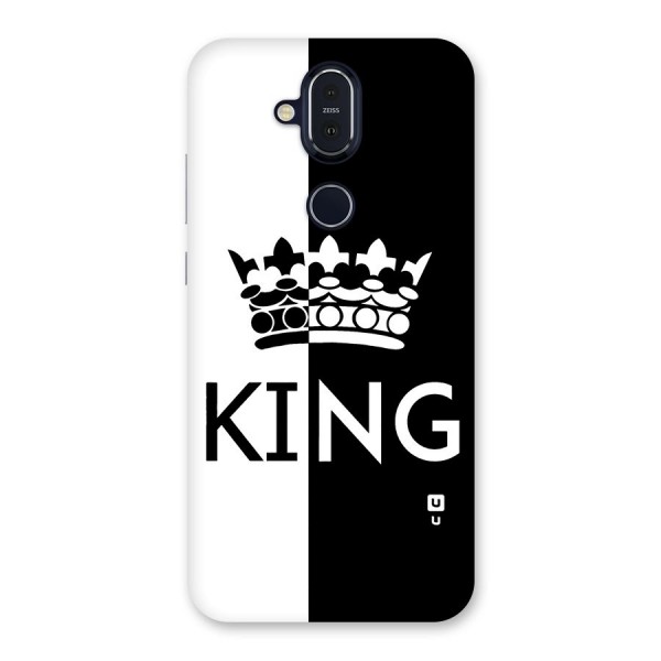 Aesthetic Crown King Back Case for Nokia 8.1