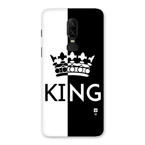 Aesthetic Crown King Back Case for OnePlus 6