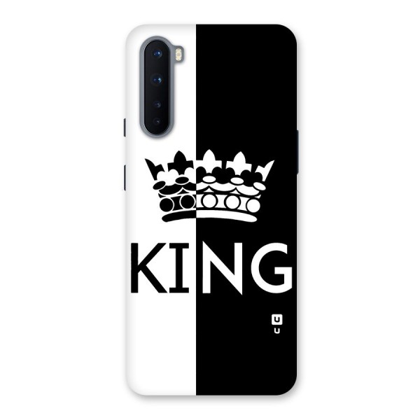 Aesthetic Crown King Back Case for OnePlus Nord