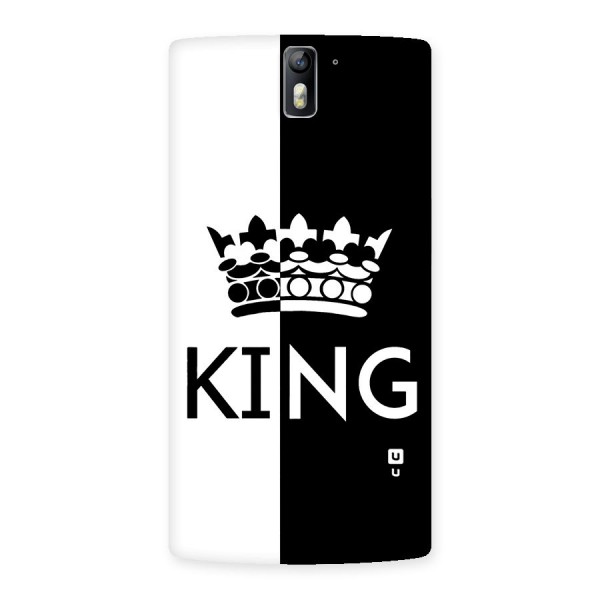 Aesthetic Crown King Back Case for One Plus One